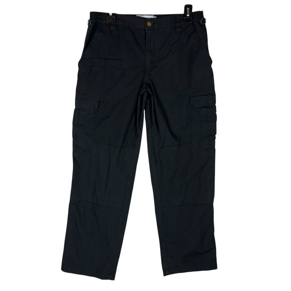 Galls Tactical Pants‎ Men's 32W Black Mid-Rise Cargo Pockets Outdoor